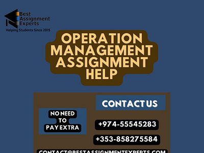Operation management assignment assignment help assignment writing assignment writing help assingment writer operation management assignment urgent assignment writing help