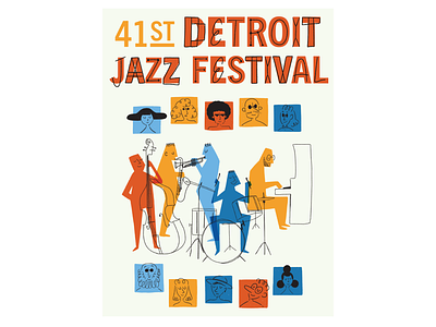 Detroit Jazz Festival Poster