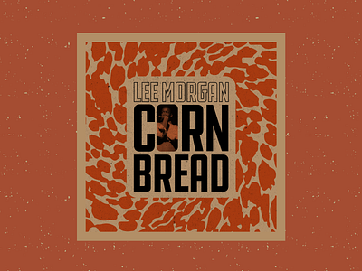Cornbread – Lee Morgan album cover design illustration jazz music procreate record cover retro vintage