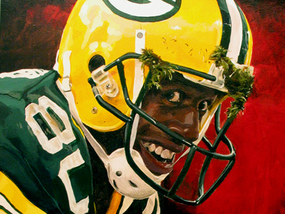 Number 80 acrylic donald driver packers painting