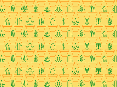Plants Tile icon illustration ilustración mosaico patron pattern plantas plants tile
