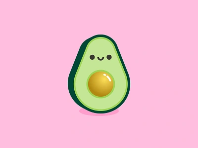 Aguacate aguacate avocado illustration ilustración