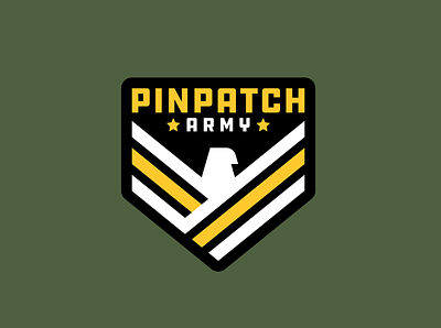 PinPatch Army aguila armada army badge eagle militar military parche patch pin