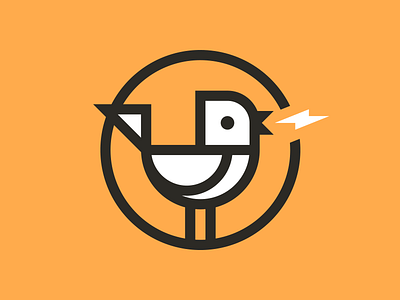 Thunderbirdie bird icon logo pájaro