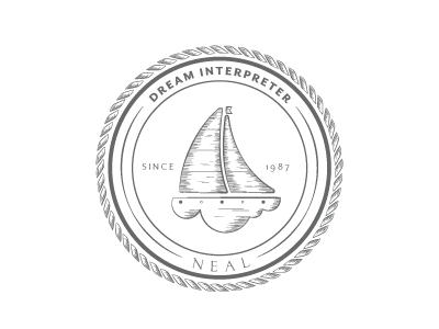 Dream Interpreter badge boat dream interpreter dreams force connection logo