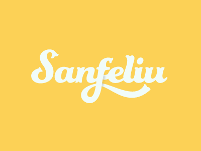 Sanfeliu handmade indonesia jewelry logo organic sanfeliu typography