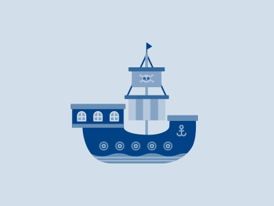 Pirate boat