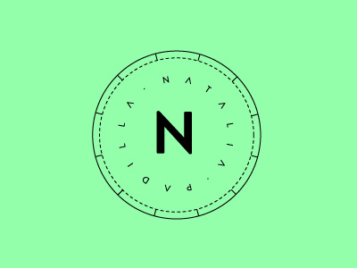 Rebranding Myself badge birth chart identity logo minimal n natalia simple triangles