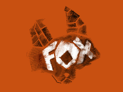 Fox animals fox illustration texture type