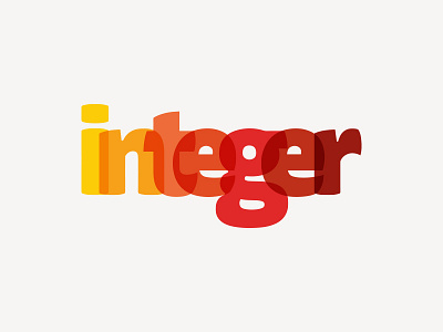 Integer fun logo logotype transparent