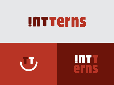 Intterns agency branding interns internship logo logotype system