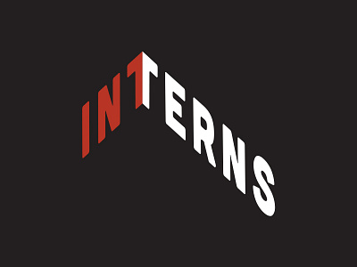 Intterns agency branding interns internship logo logotype