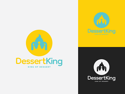 DESSERT KING LOGO branding branding identity design graphic design logo