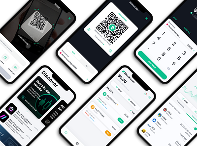 Bitcoin.com Wallet App app design mobile ui
