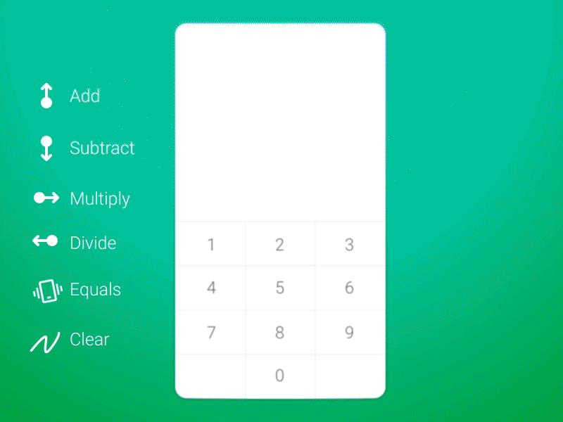 #04 - Calculator - DailyUI by Alex Knight on Dribbble