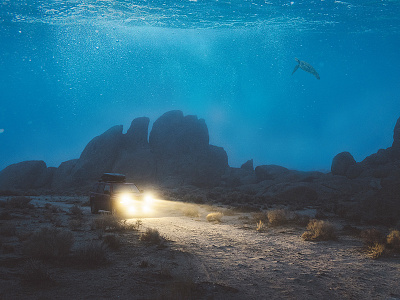 A quiet drive design manipulation photo remix unsplash water