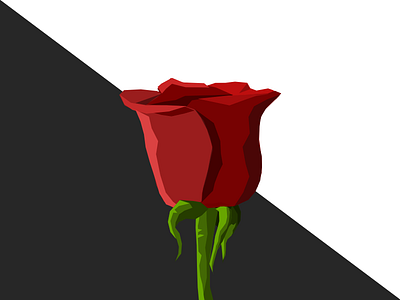 Low Poly Rose