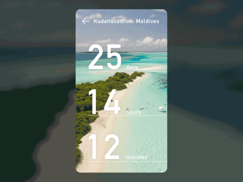 Daily UI #14 - Countdown timer