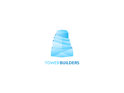 Tower builders logo concept app branding concept design icon illustration logo minimal typography vector web