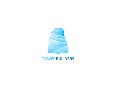 Tower builders logo concept
