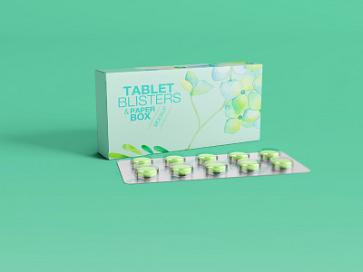 Download Medical Packaging Mockup by Wutip on Dribbble