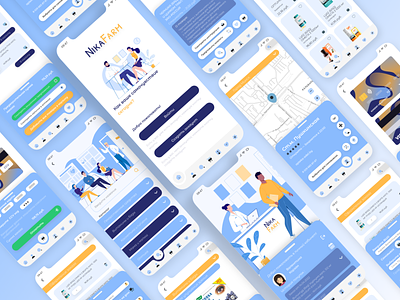 NikaFarm mobile mobiledesign pharmacy ui ux ux design