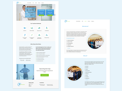 choice pain clinic | web design