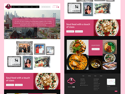 Corinne's  Restaurant | Landing page design