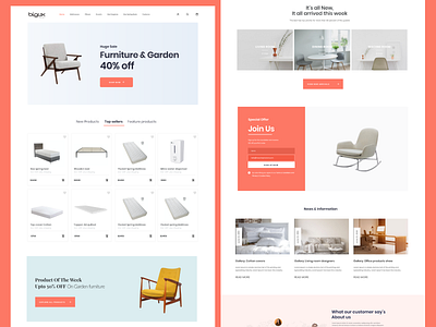 Ecommerce | Landing page bedding bedding sheets beds branding cover cushions design ecommerce foams furniture shop furniture store garden furniture landing landing page design web shop webdesign