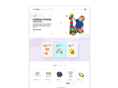 itsy landing page design concept