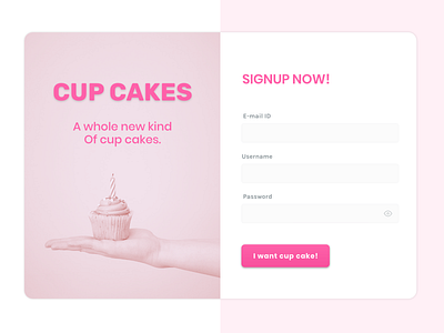 cupcakes signup