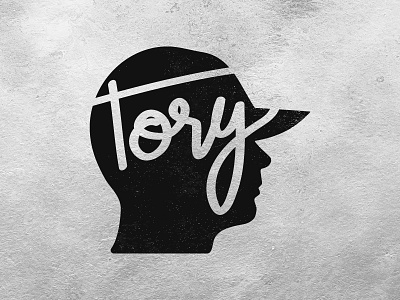 Tory logo mark personal silhouette