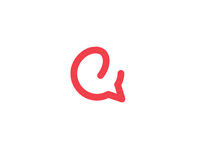 E Chat Logo app branding chat design e ios iphone logo message red talk