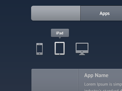 WIP iPhone iPad and iMac Icons