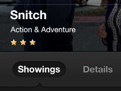 Movie App action adventure and app details ios iphone movie rating reviews rotten showings snitch stars theater time times tomatoes