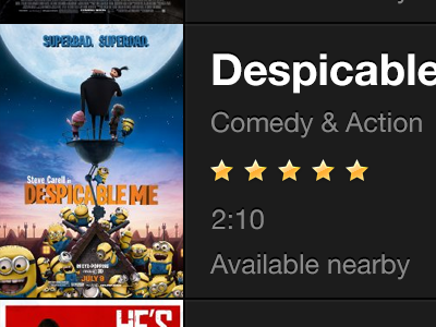 List of Movies action and app available nearby comedy despicable ios me movie stars theater