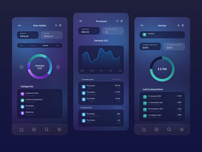 Design of a finance mobile app