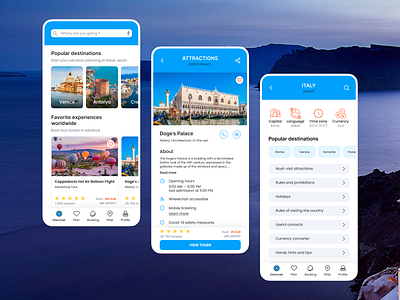 Travel app design — Triplex Travel Guide app application design ios mobile mobiledesign tour tourbooking tourism travel travelapp travelling ui uidesign ux uxdesign
