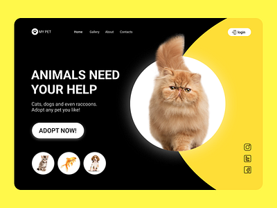 Let`s Help Animals! branding design graphic design icon illustration logo ui ux