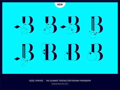 Segol Typeface Alternate B by Moshik Nadav Typography