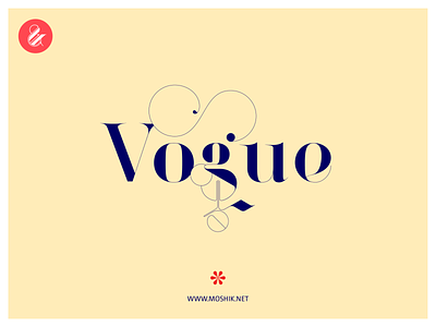 Vogue Typography - Made with Segol Typeface Fashion Fonts fashion fonts logo logotype typeface typographer typography