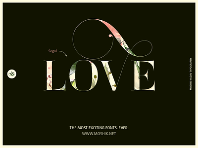 Love. Made with Segol Typeface by Moshik Nadav Typography best fonts 2021 buy fonts cool fonts fashion fashion fonts fashion magazine fonts fashion typography font fonts logo must have fonts 2021 segol sexy typography typeface vogue vogue fonts