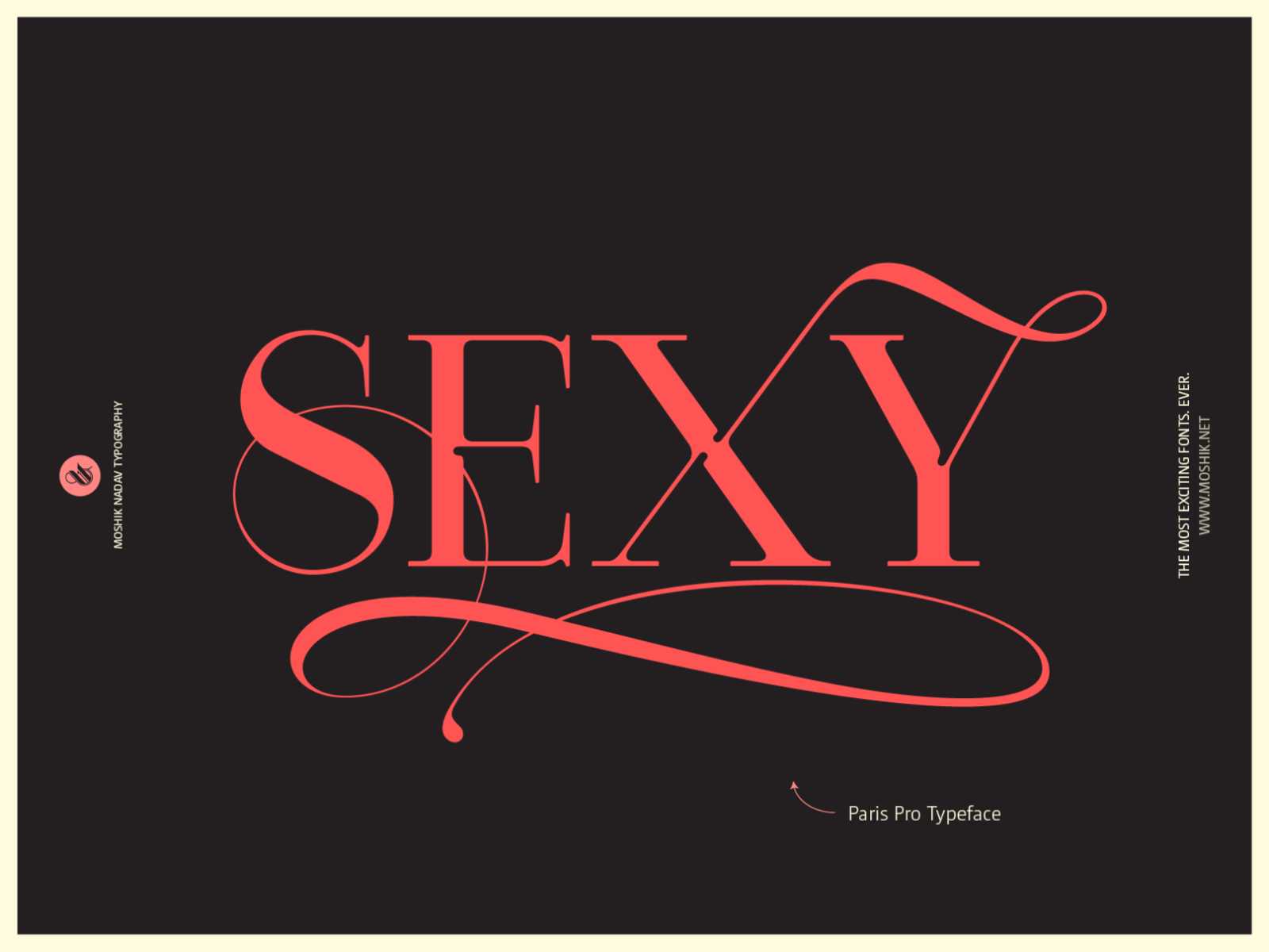 Sexy Typography By Moshik Nadav By Moshik Nadav Typography On Dribbble 
