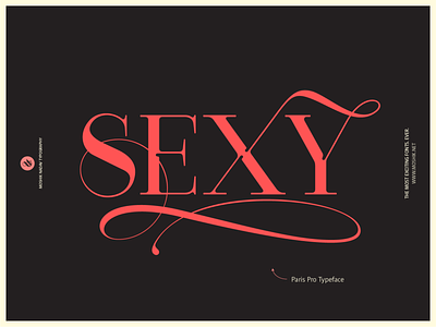 Sexy Typography by Moshik Nadav cool fonts fashion fonts fashion typeface must have fonts 2021 sexy typography vogue fonts