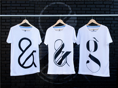 Typography based T-shirts collection Designed by Moshik Nadav