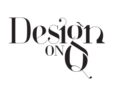 Design On Q Logo - Design by Moshik Nadav Typography custom type custom typeface fashion font fashion typeface font for fashion magazine graphic design logo design logotype moshik nadav paris typeface typeface design typographer typography