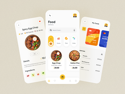 Food Ordering app UX/UI Design