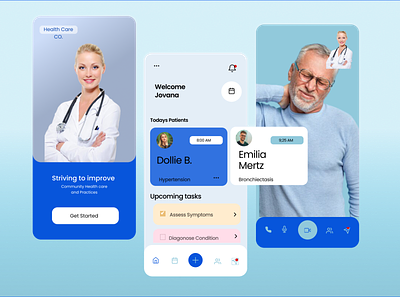 Consultant Mobile App app design doctorapp mobileapp ui uidesigner uiideas uiinspiration