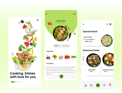 Food Mobile App by Parsa Qadri on Dribbble