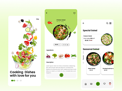 Food Mobile App app branding design foodapp mobileapp ui uidesigner uiinspiration